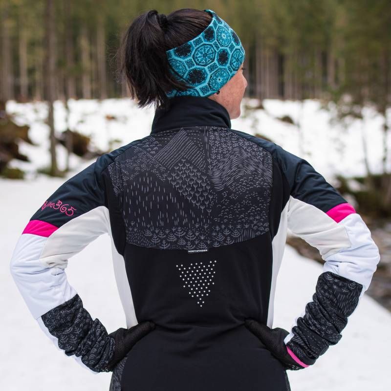 ORLOVA women’s jacket with a hybrid ergonomic construction for ski-touring and cross-country skiing